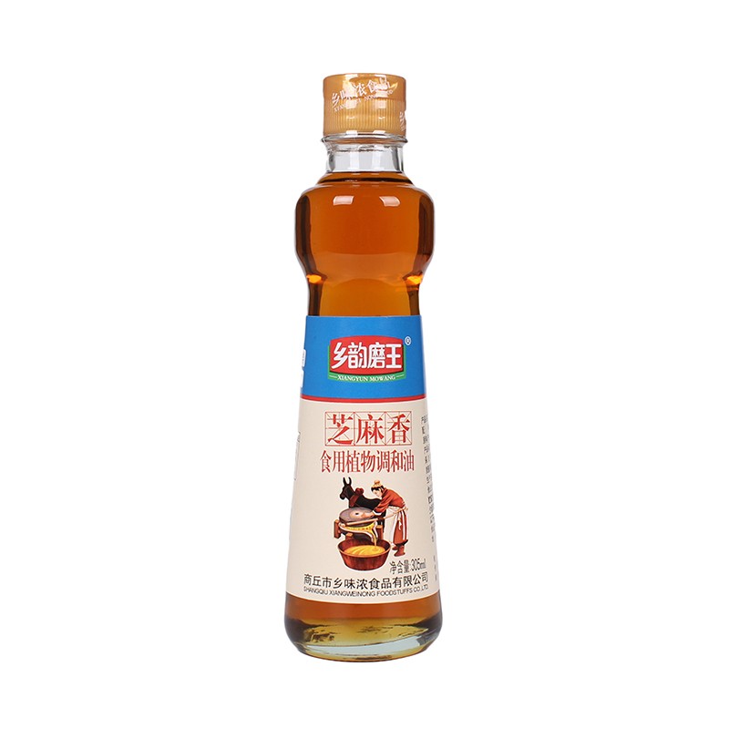 乡韵 芝麻香调和油305ml 凉拌调味油麻油火锅蘸料
