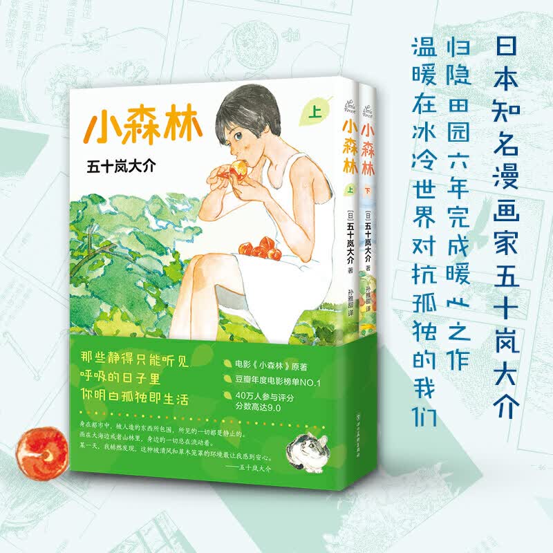 小森林(上下)五十岚大介著 豆瓣高分电影纪录片同名原著日本田园治愈疗系漫画春耕夏种秋收冬藏