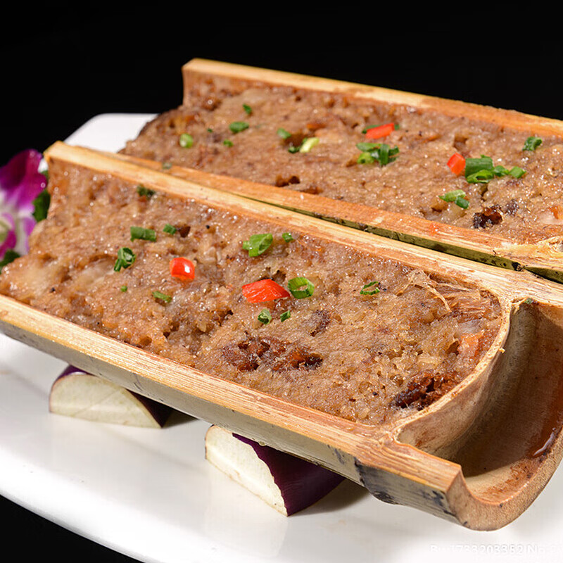 虎钢馋竹筒肉500g酒店半成品特色菜湘菜半成品食材熟食原料加热即食