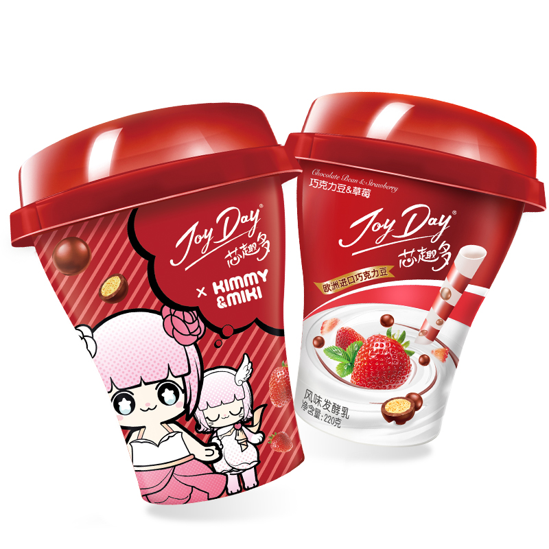 伊利JoyDay芯趣多低温酸奶 巧克力豆草莓风味使用体验怎么样？买家评测分享？