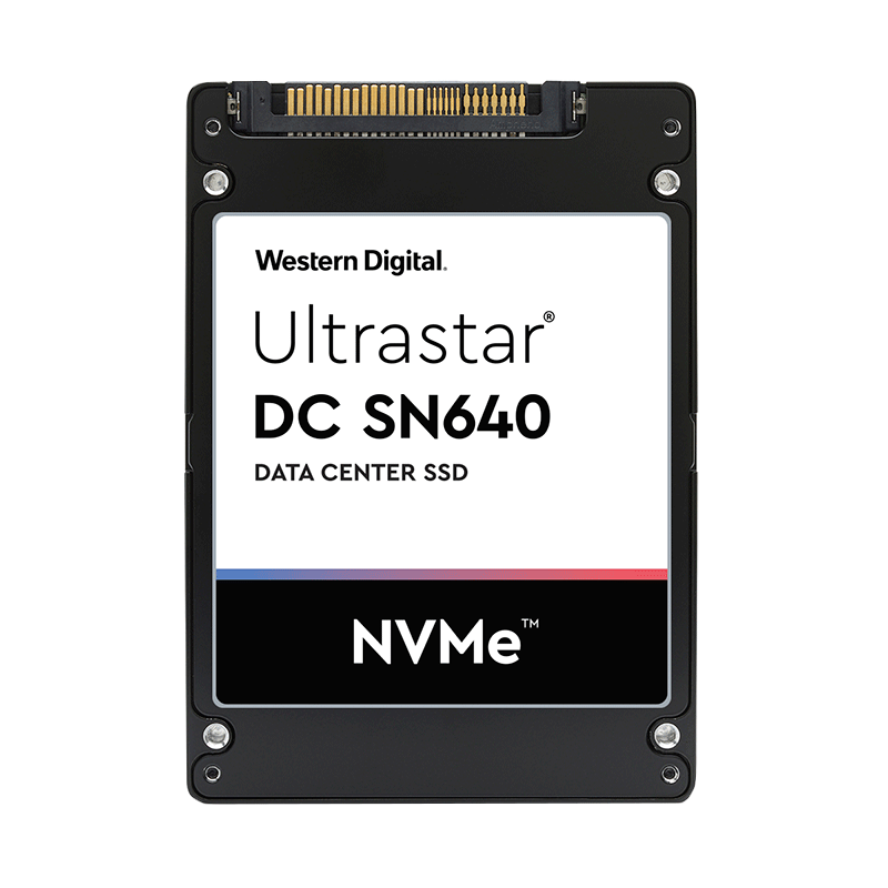 WD西部数据SN640系列U.2接口企业级固态硬盘SSD高速NVMe协议数据中心服务器固态硬盘  3.84T | WUS4BB038D7P3E1