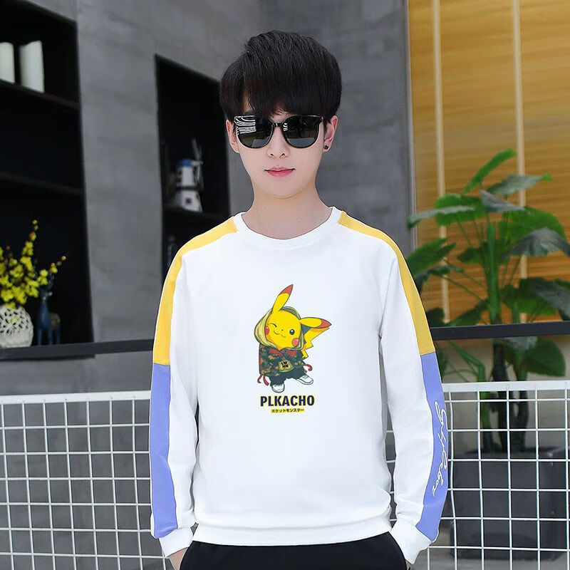 生穿的青少年卫衣春秋男大童-15岁长袖t恤套装13青少年帅气卫衣16学