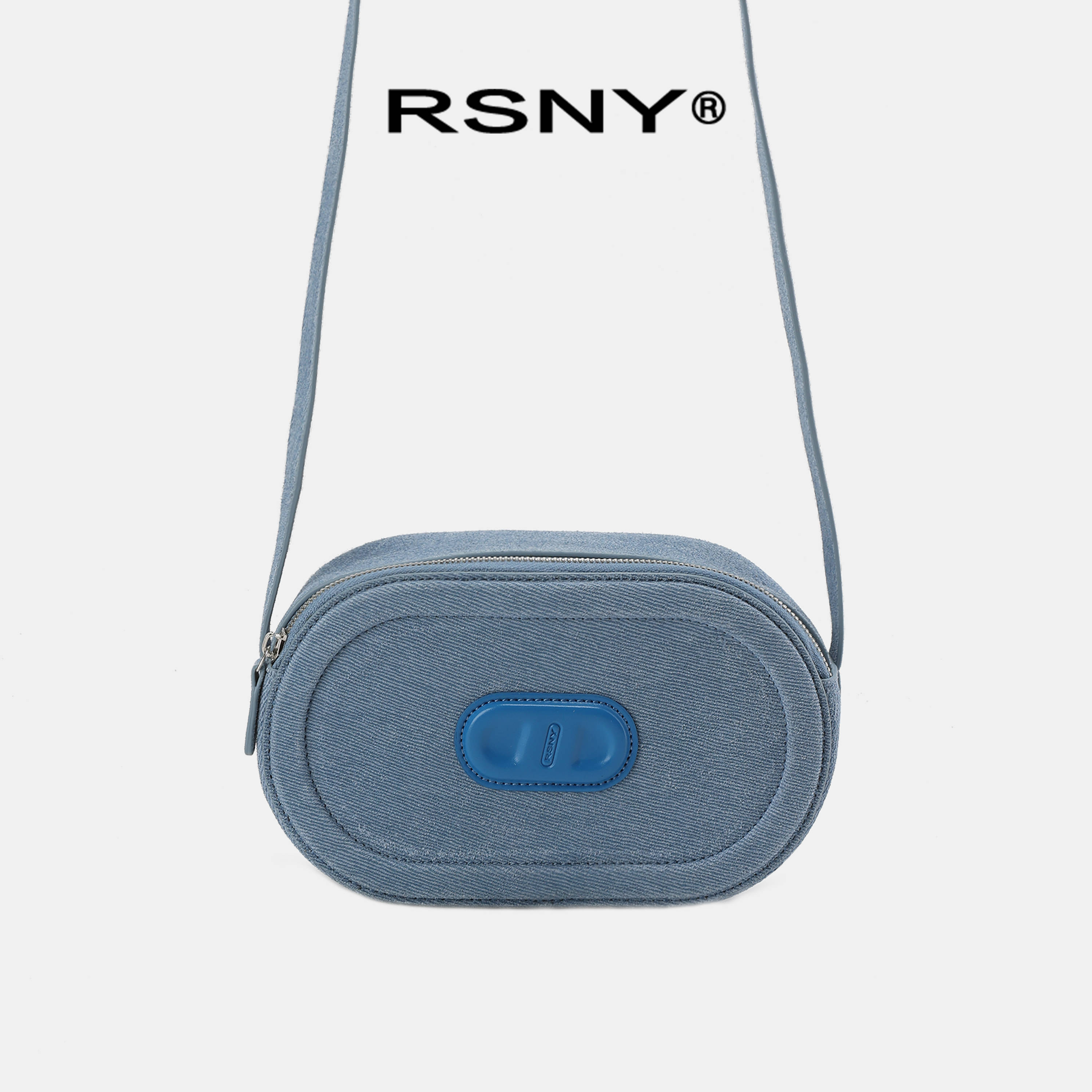 rsny oval logo猪鼻单肩包