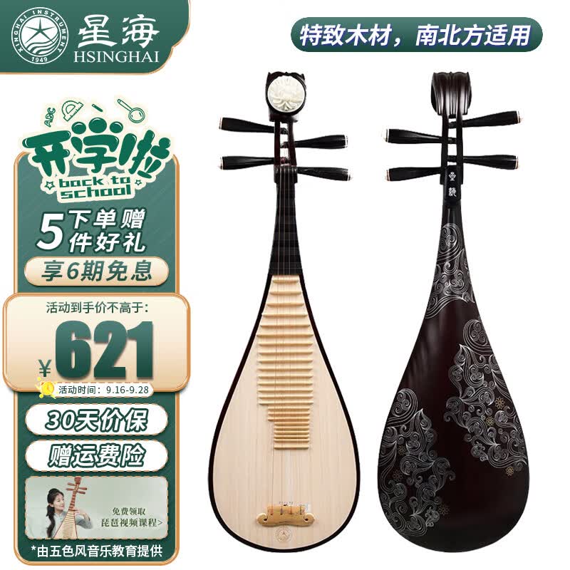 星海琵琶 硬木 专业考级初学者儿童入门演奏 弹拔演奏民族乐器897EXY怎么看?