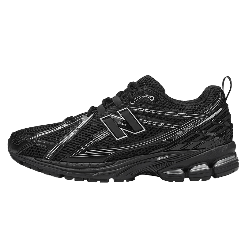 NEW BALANCE老爹鞋男鞋女鞋情侣黑色夏季网面休闲运动鞋1906R系列M1906RCH 42