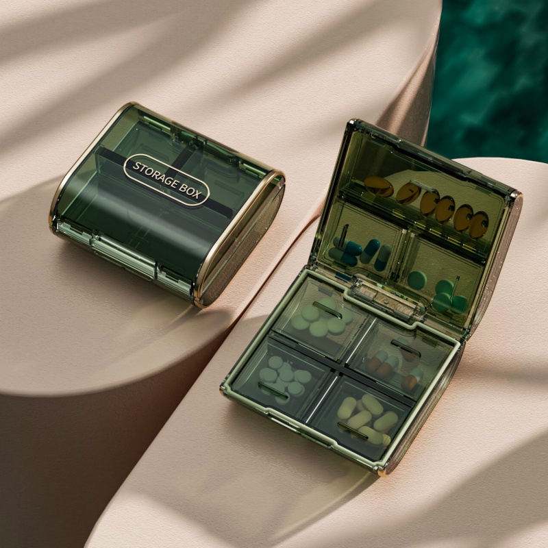 沃之沃(vozvo) 吃药分药盒便携式分装随身迷你小号一周7天装药的小