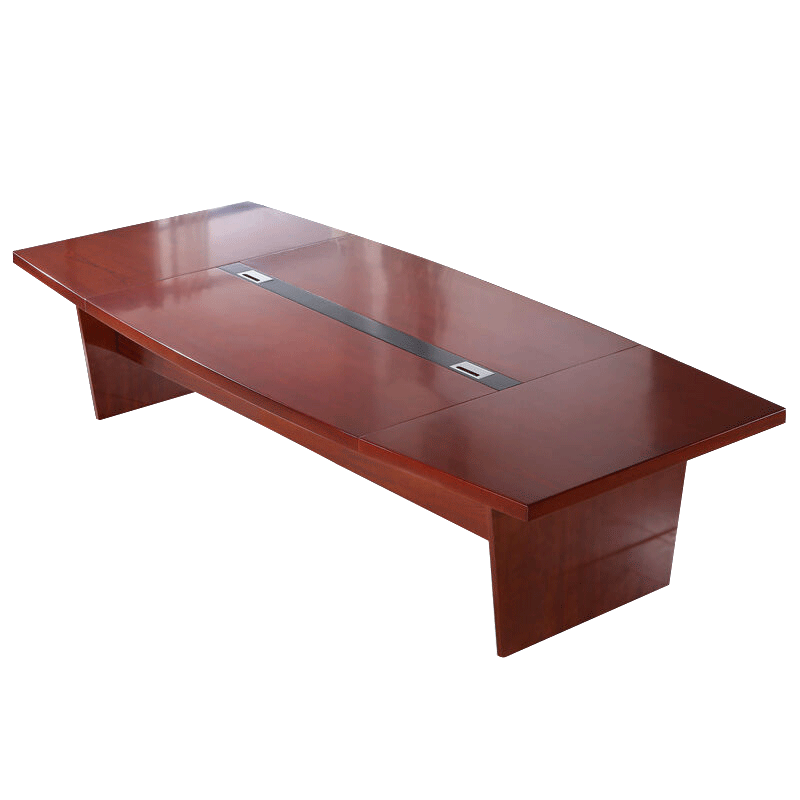 苏标油漆会议桌办公会议培训桌职员洽谈桌 6米