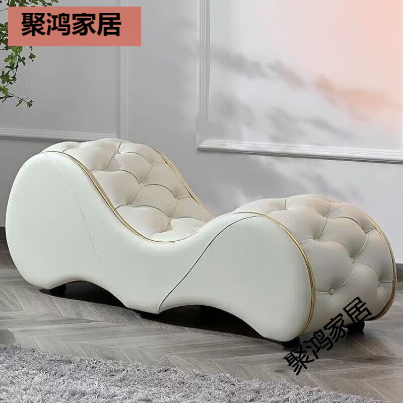 旭杉斯情侶酒店沙發(fā)貴妃椅北歐臥室床尾凳小輕奢春凳客廳衣帽間換衣凳 （1.5米長(zhǎng)）PU皮