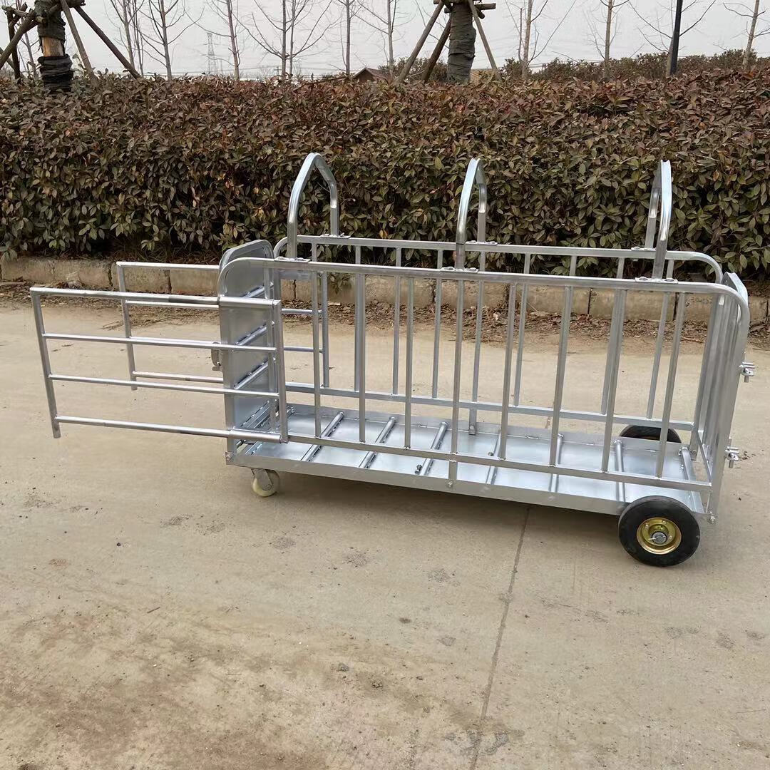 喜普猪笼子猪场用运猪笼装猪笼拉母猪用称猪笼装猪车神器肥猪转猪推车