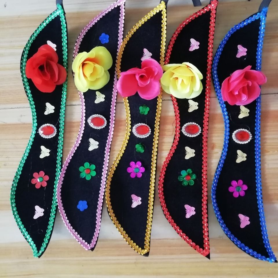 老年人发箍 老太太头箍老婆婆头饰媒婆头花秧歌老奶饰地主婆sn9401