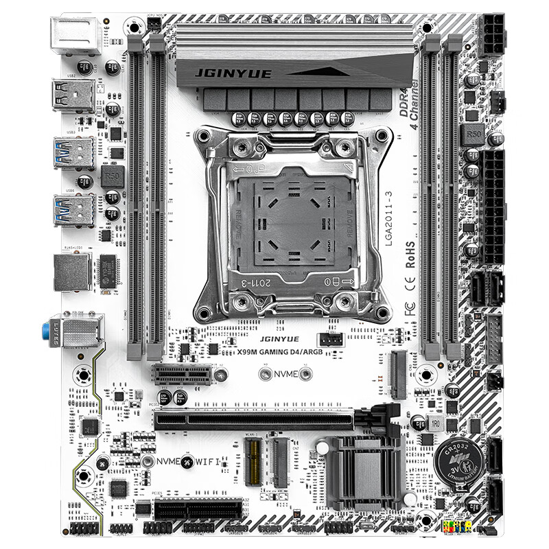 精粤 X99 D3 D4 M GAMING D4 ARGB 图 4
