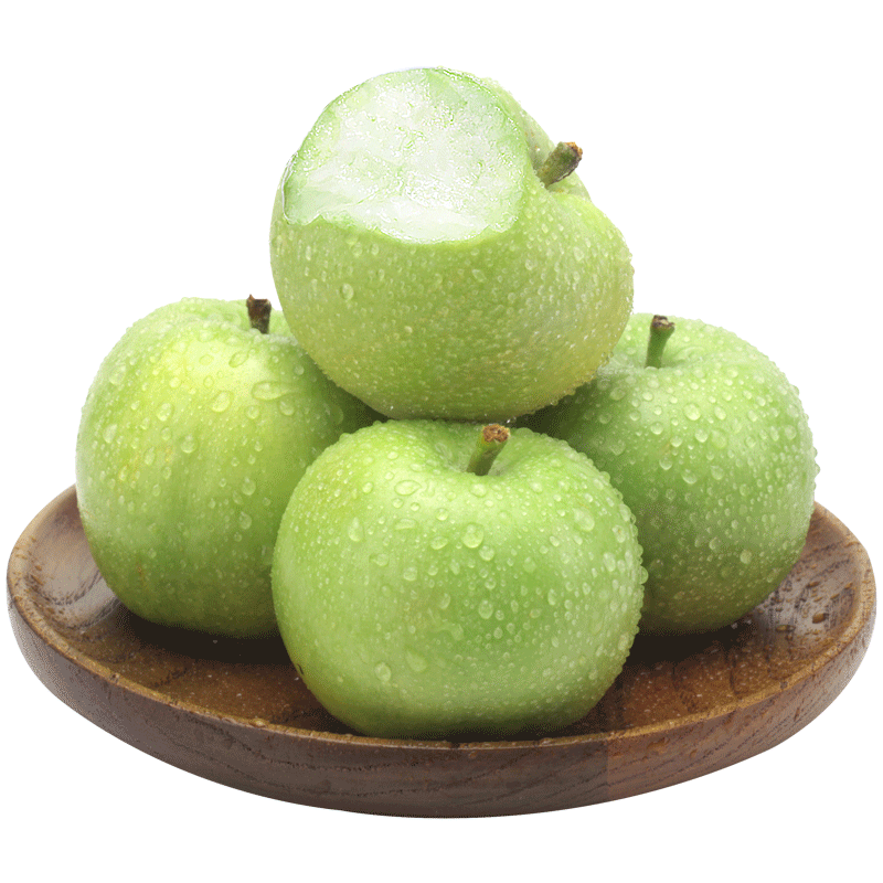 青尊园青苹果水果整箱当季现摘应季酸甜孕妇土苹果时令 精选装2斤 青