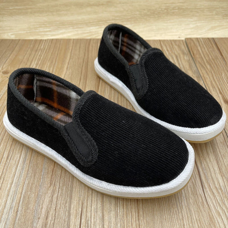 yunyouli春秋手工布鞋男二棉鞋防滑软底中老懒人鞋女泡沫牛筋底薄款