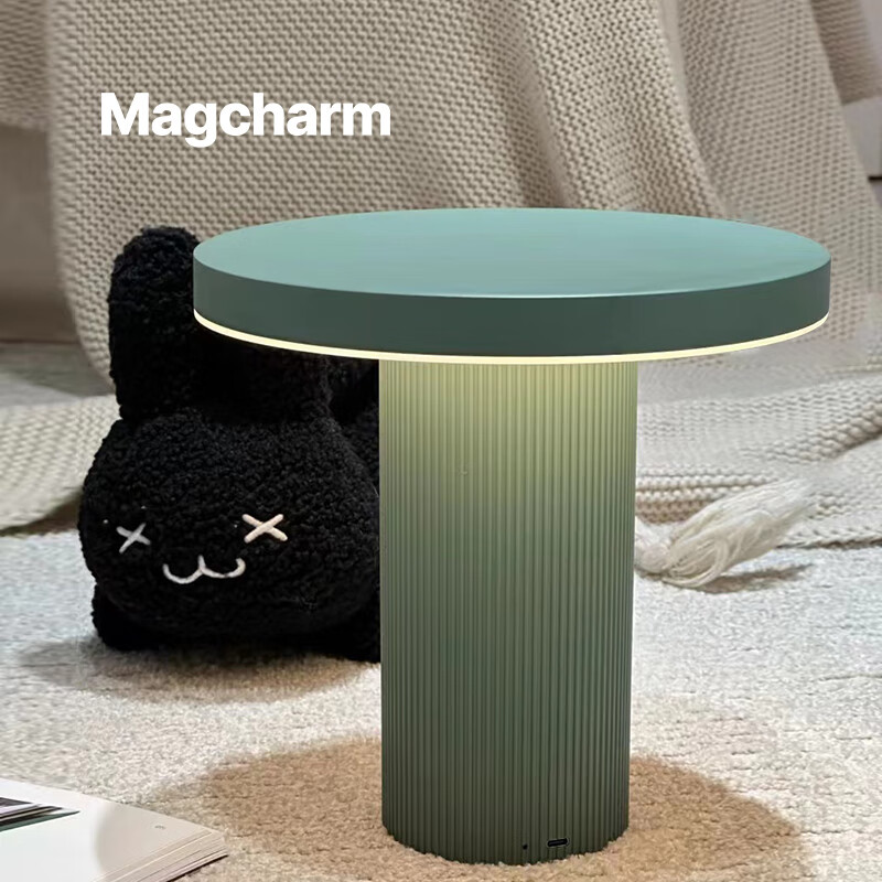 诺克Magcharm辰木台灯欧美风触控灯具床头客厅装饰简洁无线有线氛围灯 暮光绿