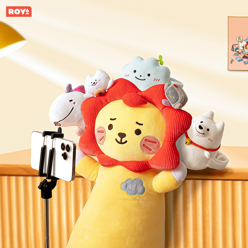 roy6莱阳多功能玩偶 卡通可爱萌趣公仔窗帘收拢挂扣 line friends