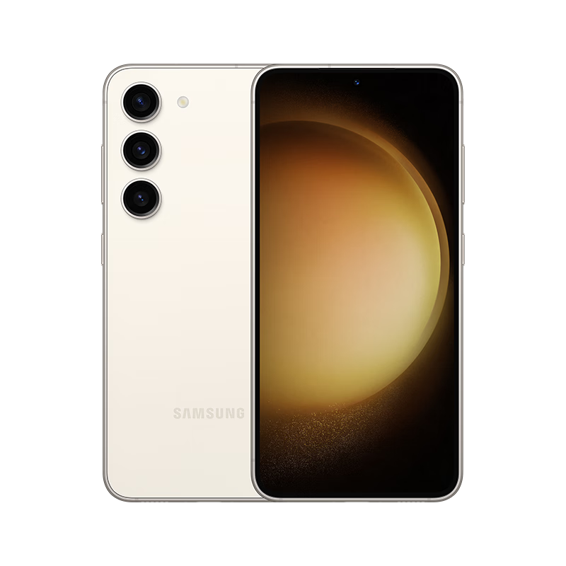 SAMSUNG 三星 Galaxy S23 5G手机 8GB+256GB 悠柔白 第二代骁龙8