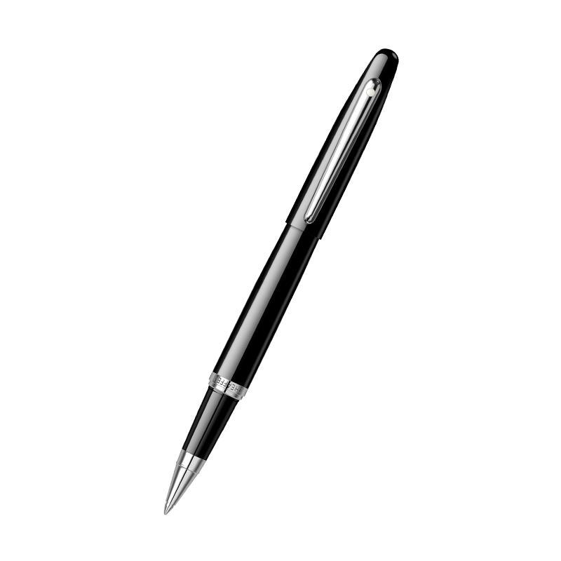 犀飛利（Sheaffer）VFM系列 商務(wù)辦公簽字文具書(shū)法 簽字筆 生日禮物 寶珠筆 黑漆白夾