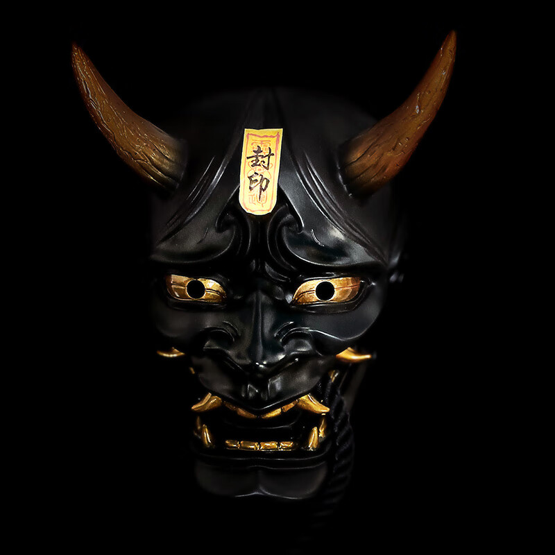般若面具 日式和风cosplay般若面具浮世绘挂件摆件道具赤班若能面动漫