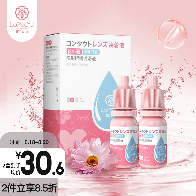 拉拜诗美瞳润眼液价格走势:稳中有升