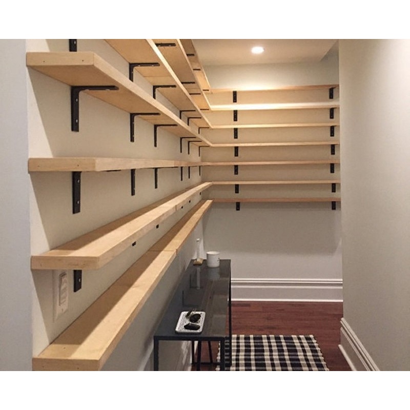 定制墙上墙壁墙面实木一字隔板厨房置物架壁挂挂墙房间实木置物板搁