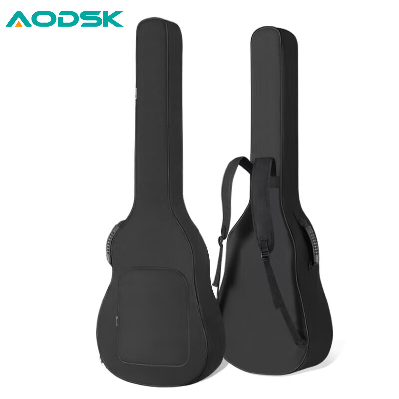 奥德斯克（AODSK）AB-B600电贝司包加厚加棉双肩琴包手提电贝斯背包防震 经典黑
