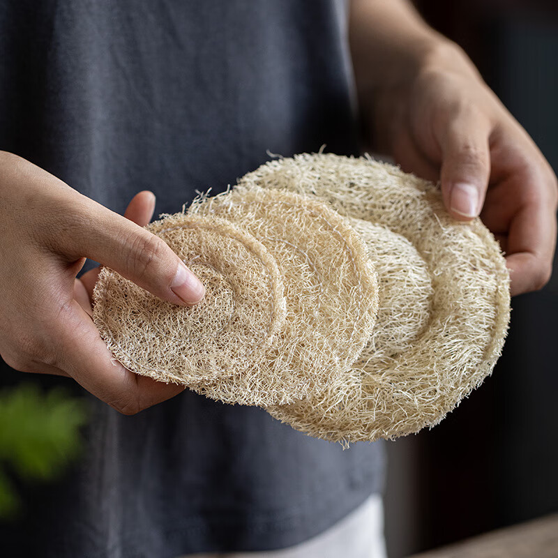 承垫茶杯托隔热垫干泡水养壶垫茶道配件 丝瓜烙养壶垫-小号【2个装】