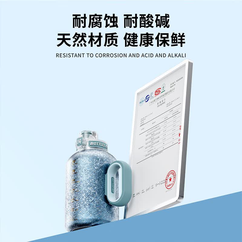 BOTTLED JOY吨吨纯钛保温杯大容量吨吨桶水杯礼品伴手礼男女便携情人节礼物 紫气东来-亲生物钛1.5L