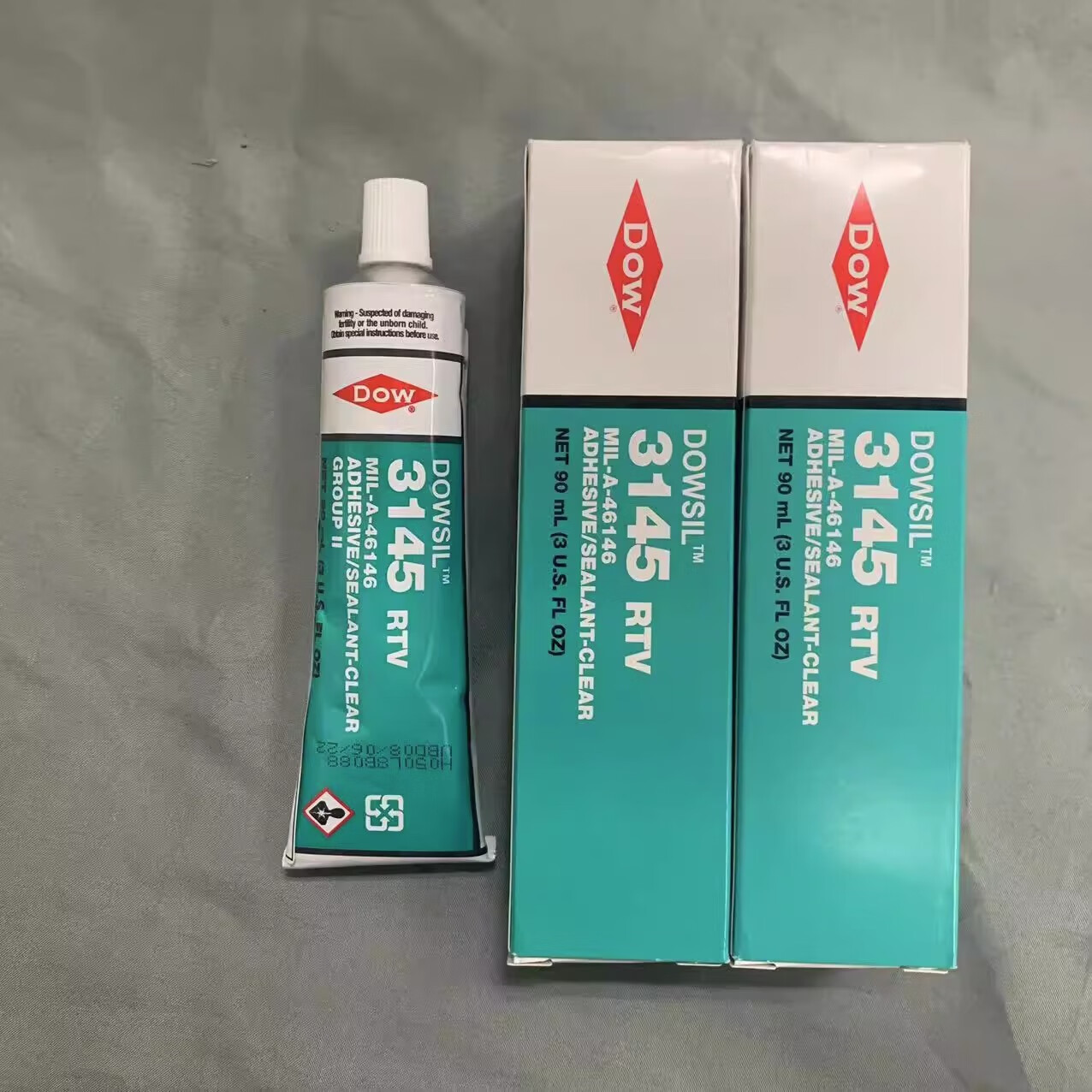 道康宁3145硅胶防水漏电绝缘耐热密封胶电子元件固定胶rtv硅橡胶 透明