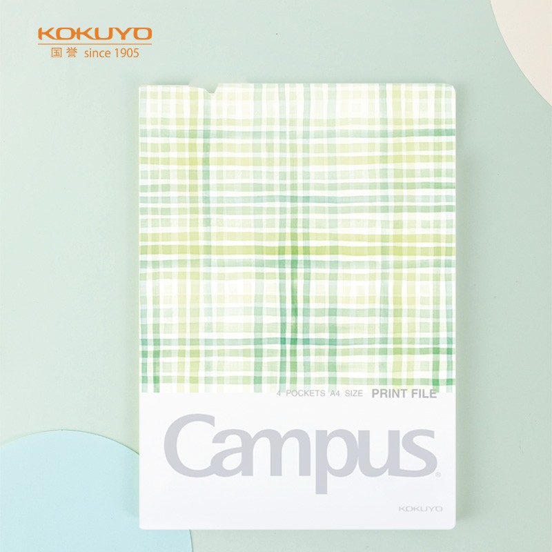 ����(KOKUYO)A4�����ļ���ˮ������Campusѧ�����ɲ��ļ��� ��ɫ WSG-FUD810G