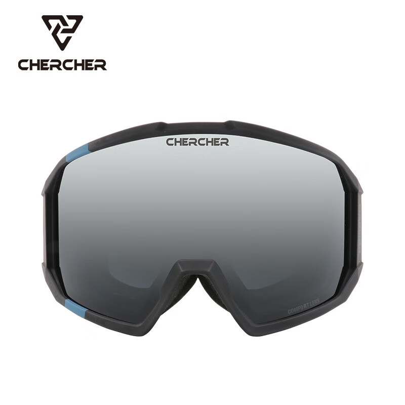 chercher室内滑雪镜成人护目镜双层大柱面防雾防撞击男女通用cc2 cc2