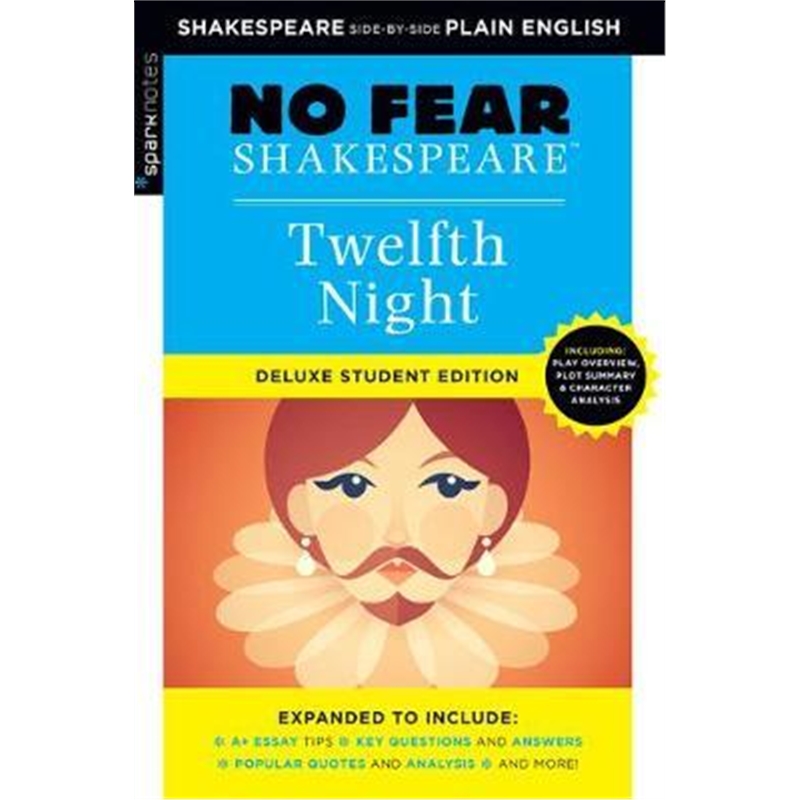 预订twelfth night: no fear shakespeare deluxe studen