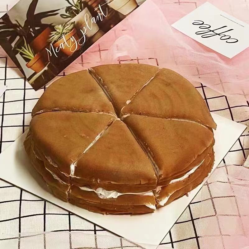 网红榴莲千层爆浆蛋糕现做现发6拼千层生日蛋糕 6拼 奥利奥蛋糕(共两