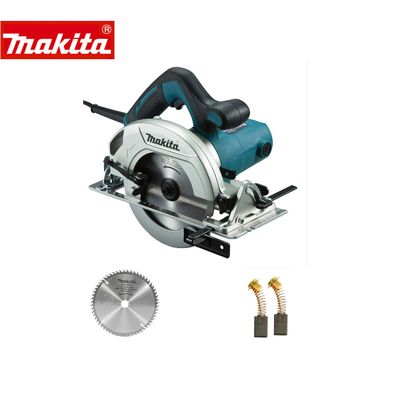 牧田makita电圆锯165mm木工用电锯可倒装家用电动工具手提式木材切割