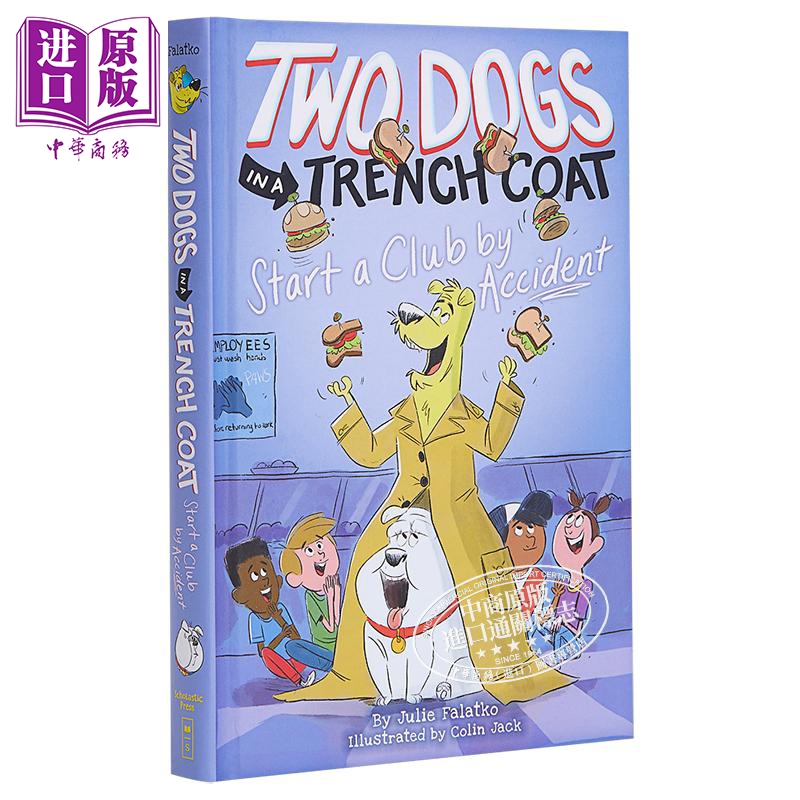 two dogs in a trench coat 2:start a club 英文原版 进口图书