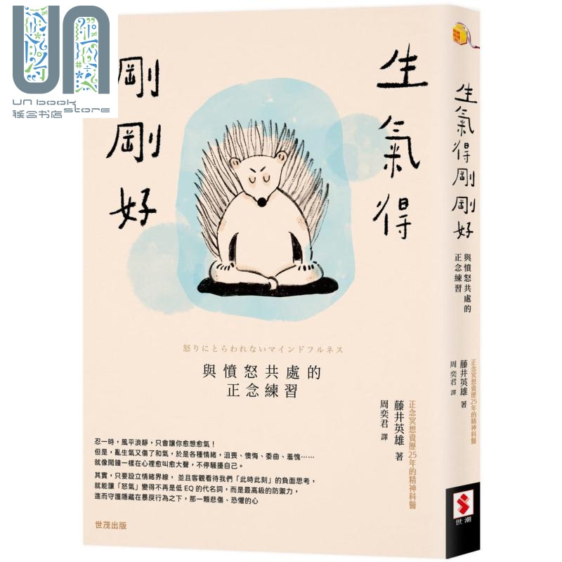 生气得刚刚好 与愤怒共处的正念练习 港台原版 藤井英雄 世潮