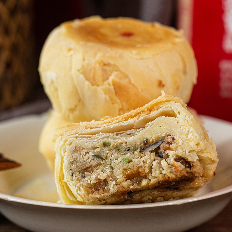 中华老字号 苏式多口味月饼酥皮 五仁桂花传统老式糕点苏式月饼中秋