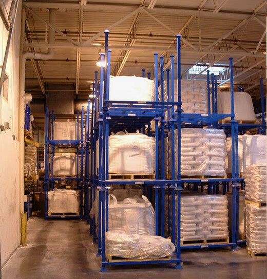 黍鱼定制钢制堆叠巧固架折叠金属仓储物流汽车零部件架布料插管堆