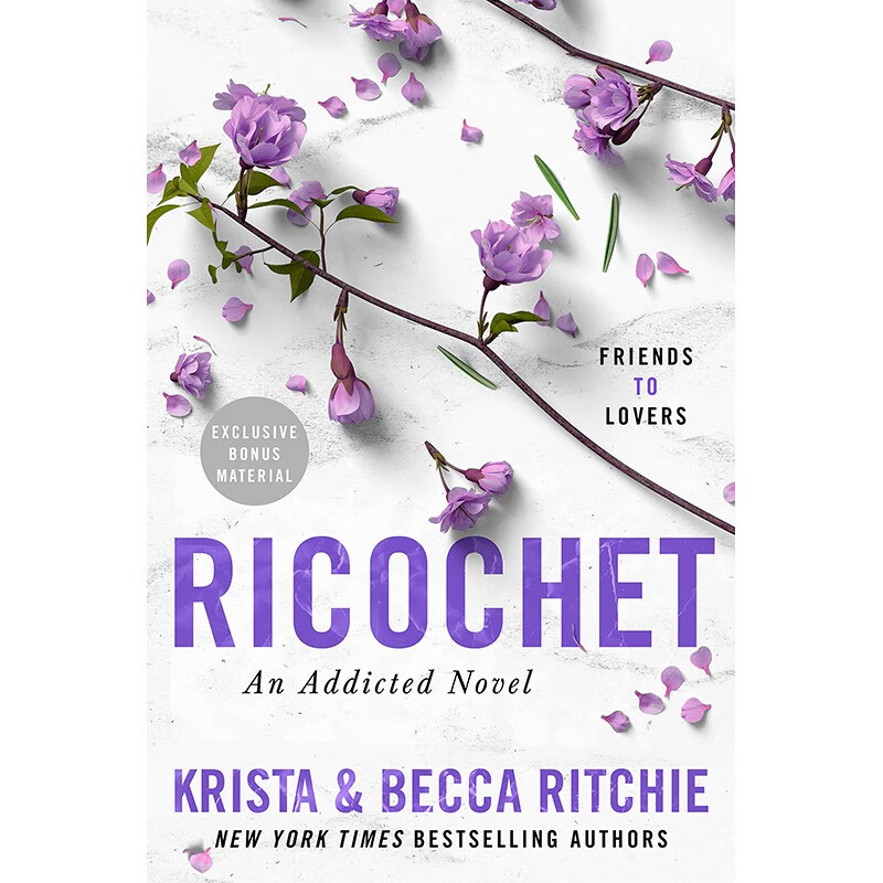 预订 英文原版 ricochet 跳弹 krista ritchie 从朋友到情人生活故事