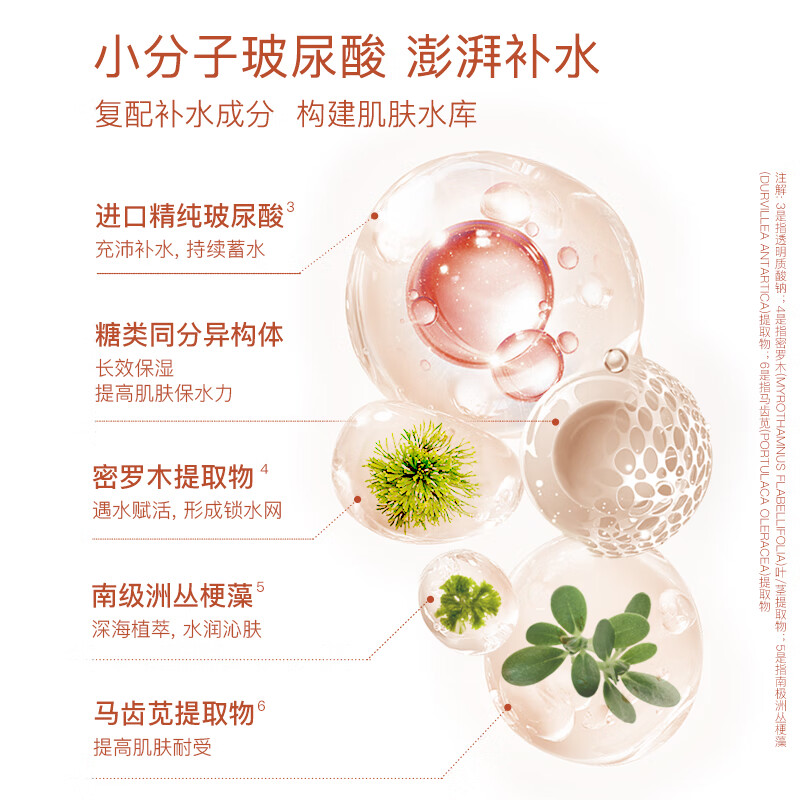 奢思雅(SHESYEA)小分子玻尿酸补水保湿面膜熬夜补水贴片面膜 2盒(20片)