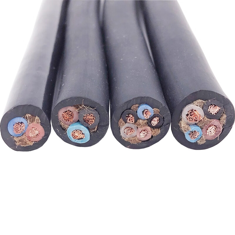 tvr弹性体2345芯1.52.546平方耐油防水耐磨户外软电缆线