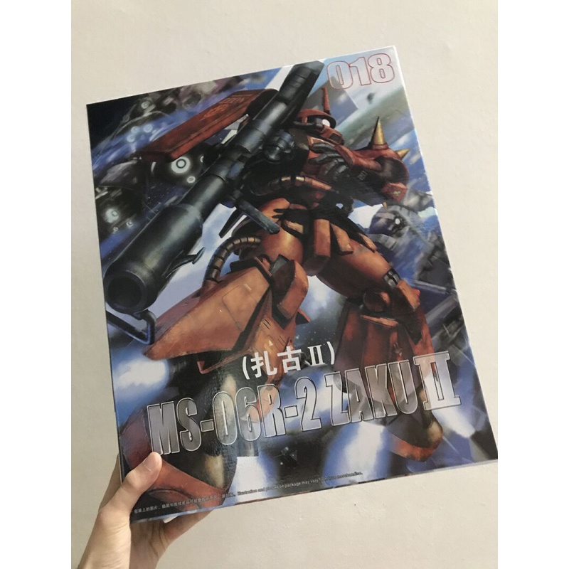 0 现货 高高模型 mg1:100 真红闪电 强尼莱汀 扎古2 ii 2.