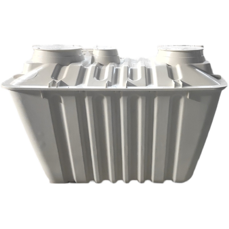 方形二八式玻璃钢化粪池新农村厕所改造三格三格式小型桶 白色