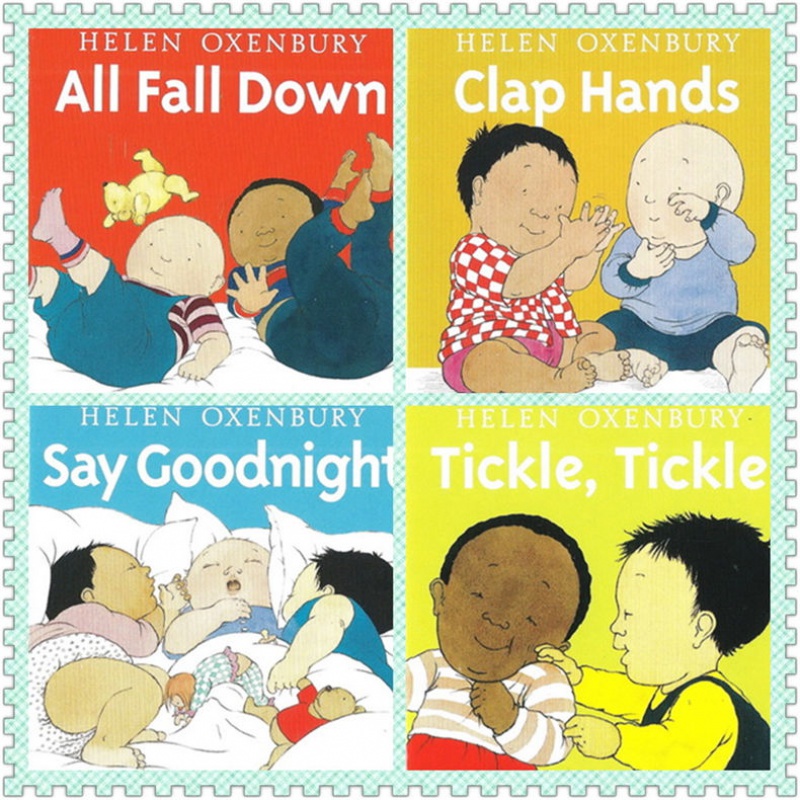 4册盒装纸板书 baby love a board book gift set 英文原版儿童英语