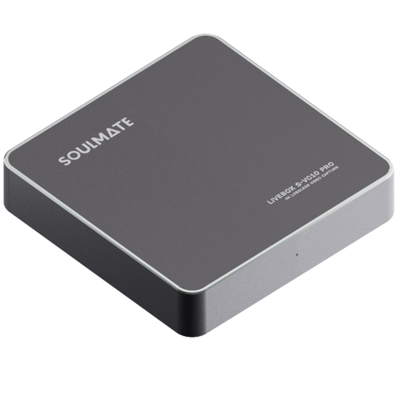 数魅SOULMATE数魅 VC10pro 2.0版4K视频采集卡相机游戏直播会议HDMI高清录制盒 VC10pro赠3米标准HDMI线