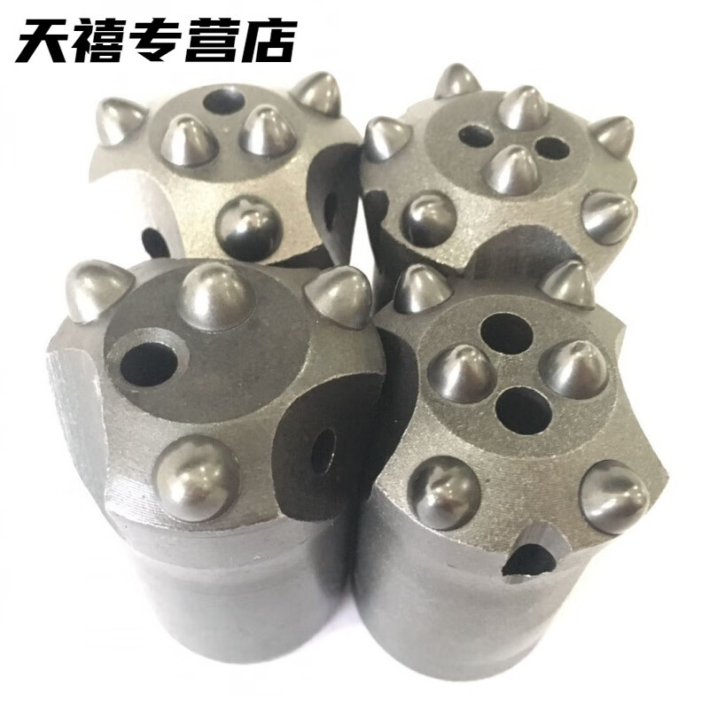 oemg普兰卡40球齿钻头冷压打桩风钻柱齿三角梅花矿山隧道凿岩机钎头