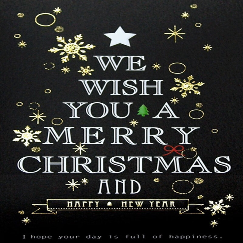 season四季纸品西式圣诞卡25k圣诞节新年祝福礼物贺卡卡片 x19-2055