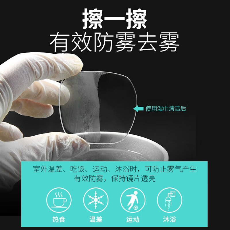 SOFT99原装进口眼镜清洁防雾湿巾 一次性眼镜布 镜片镜头清洁速干擦镜纸 眼镜防雾湿巾 20包/盒