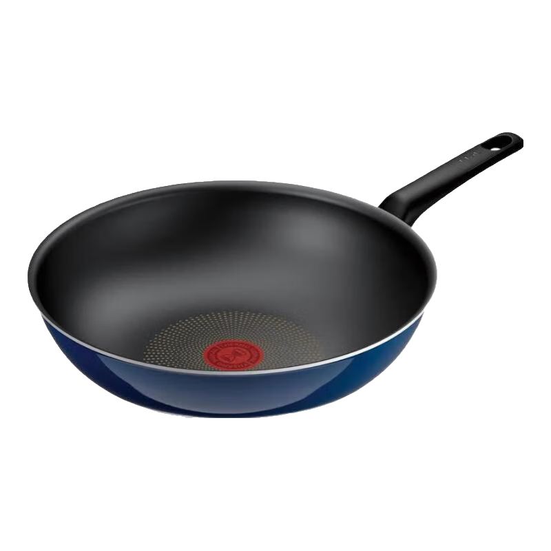 特福(Tefal)【日本直郵】日本本土版特福平底鍋不易粘鍋燃氣專用炒菜鍋牛排鍋 D53319【深型鍋】 28cm