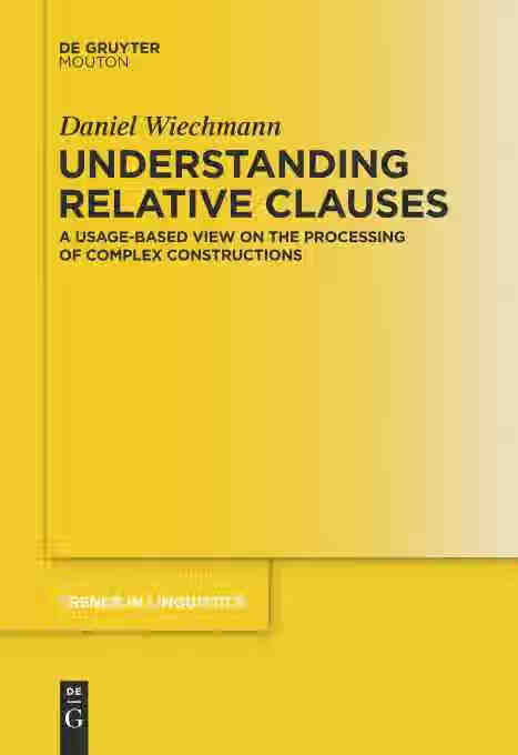 预售 按需印刷 understanding relative clauses