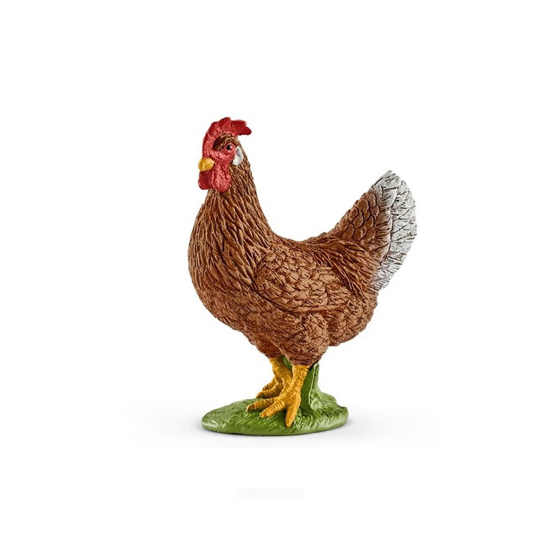 思乐思乐(schleich s)农场动物玩具母鸡模型仿真儿童收藏摆件 母鸡